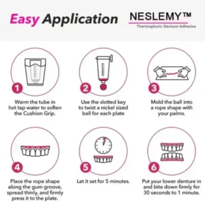 NESLEMY™ Thermoplastic Denture Adhesive